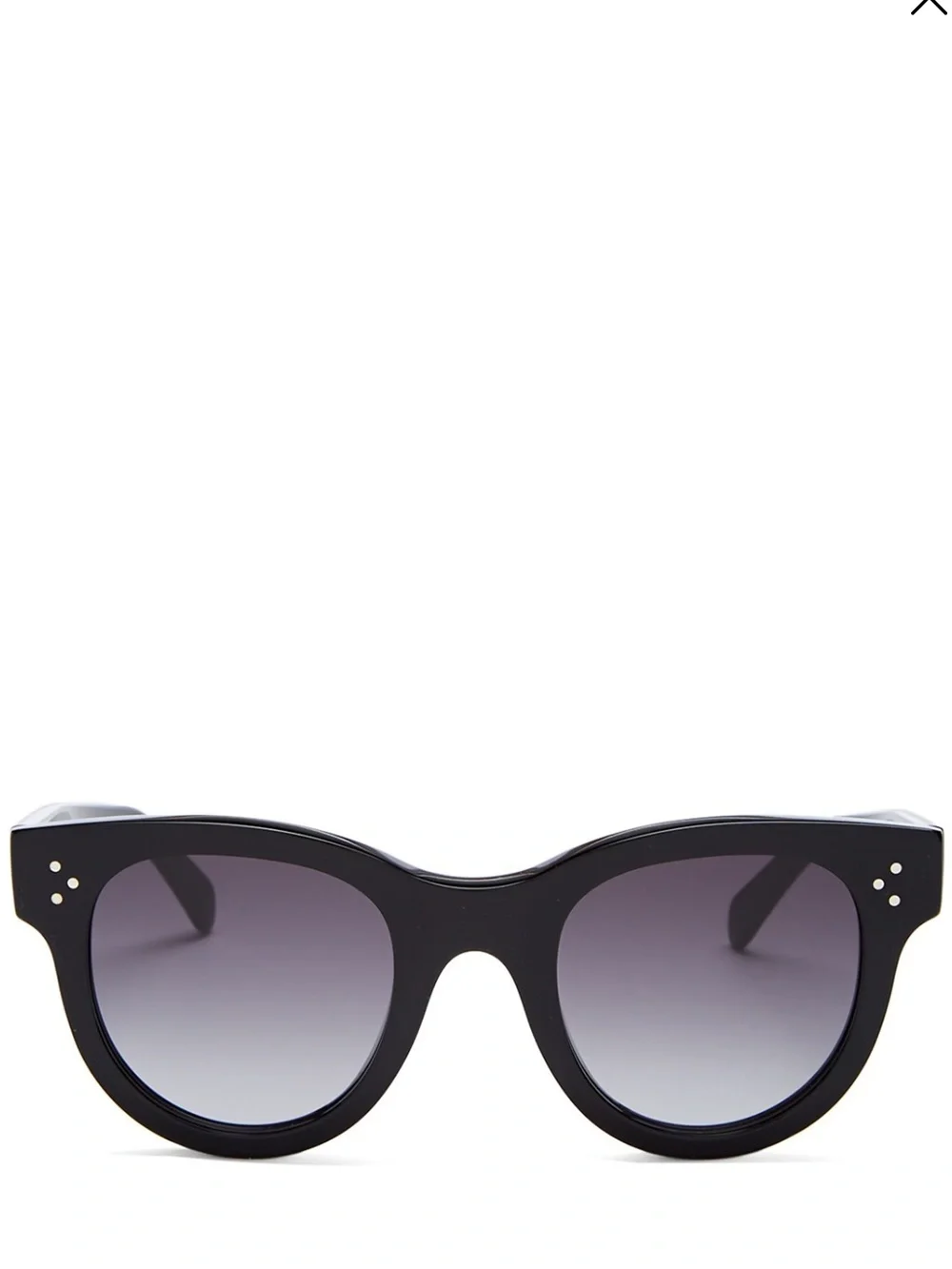 Celine Bold 3 Dots Black Frames Sunglasses Gradient Lenses 48mm